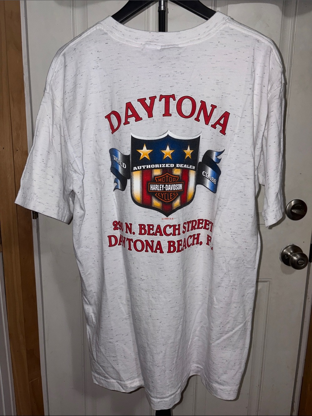 Vintage 1999 Harley Davidson Daytona Beach Short Sleeve Heathered